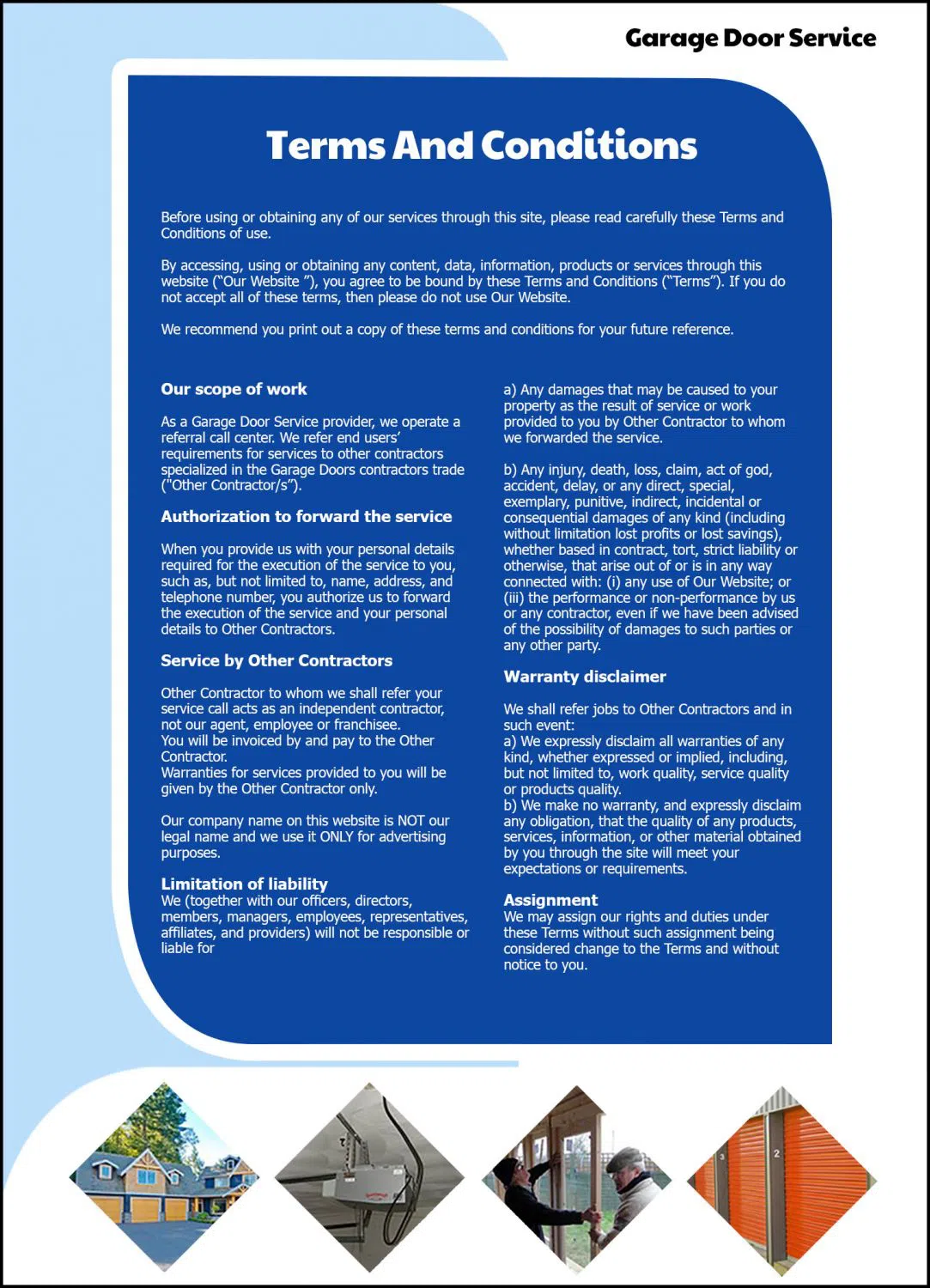 All County GarageDoor Service Indianapolis, IN 317-567-9233